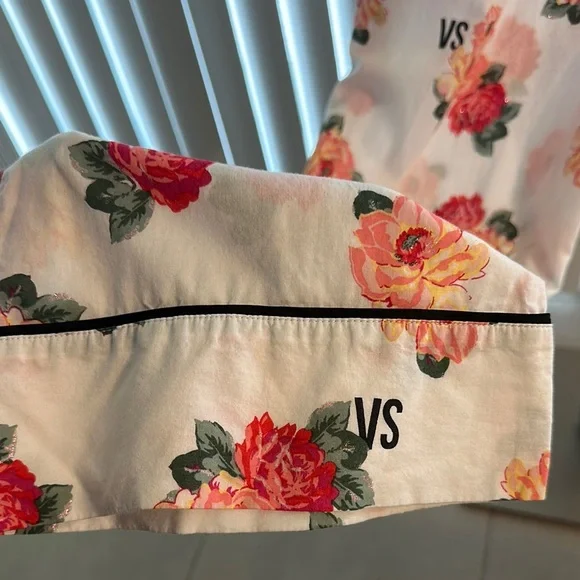 Victoria's Secret Floral Pajama Pants GUC SZ XL LIGHTWEIGHT COMFORTABLE - Picture 5 of 8